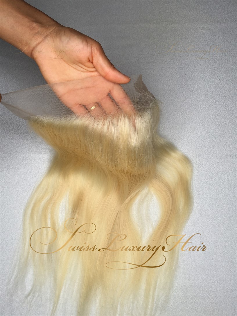Swiss Luxury Hair - Lace Frontal 13x4 Straight Blonde