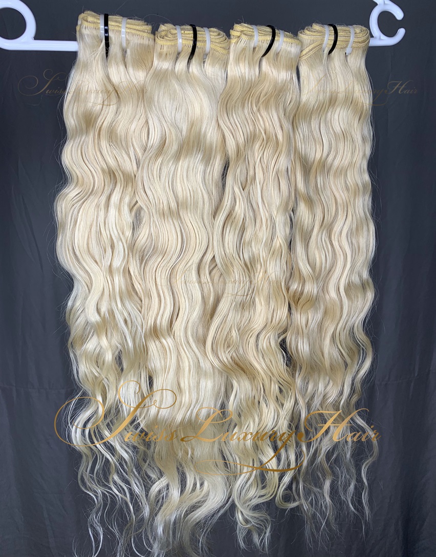 Swiss Luxury Hair Luxury 613 Blonde Raw Indian Wavy